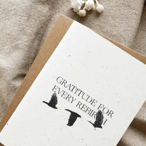 Carte postale + enveloppe │ Rebirth