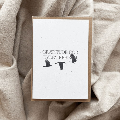 Carte postale + enveloppe │ Rebirth